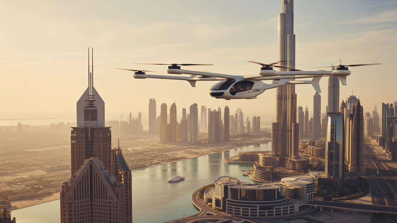 Soaring into Tomorrow: Dubai’s Flying Taxis Set to Revolutionize Urban Skies in 2026