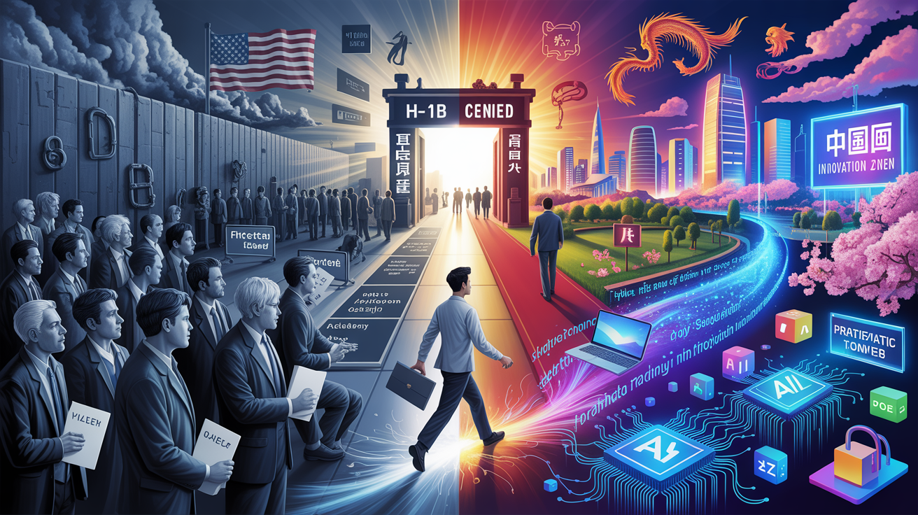 Beijing rolls out the red carpet while Washington builds walls – and the world’s brightest minds are choosing sides