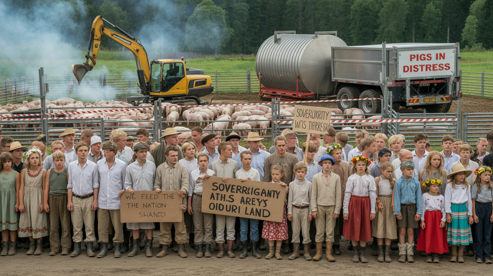 The Spark of Rebellion: How a Pig Farm Protest in Estonia Ignited a Nation’s Unrest post image