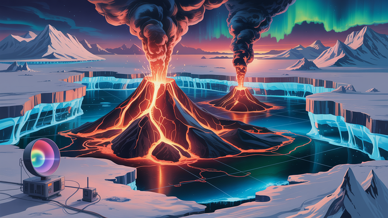Hidden Fire Beneath the Ice: Antarctica’s Subglacial Volcanoes and Their Global Implications post image
