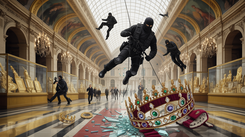 The Daring Daylight Heist: Thieves Plunder Priceless Treasures from the Louvre’s Heart post image