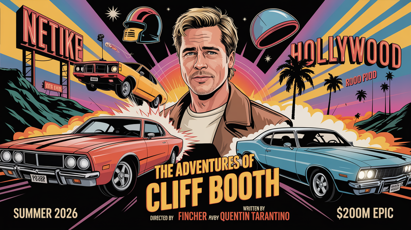 Netflix’s Bold Bet: “The Adventures of Cliff Booth” – A Tarantino-Fincher Spinoff Set to Redefine Hollywood Nostalgia post image