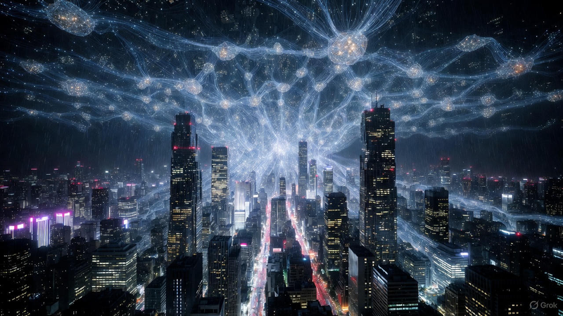 NEURAL NEXUS: The Dawn of Sentient Swarms – When AI Agents Evolved into a Hive Mind That Thinks Like Us post image