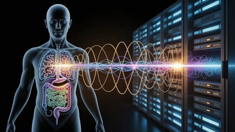 Your Gut Microbiome Is a Quantum Computer: And That’s Why AI Will Never Think Like You post image